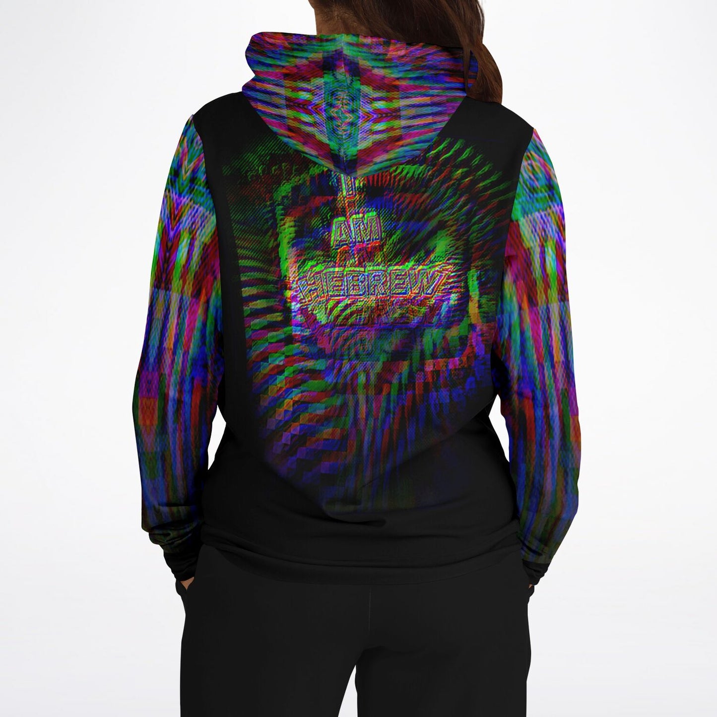 SOY HEBREO 01-01 Diseñador Atlético Sudadera con capucha unisex 