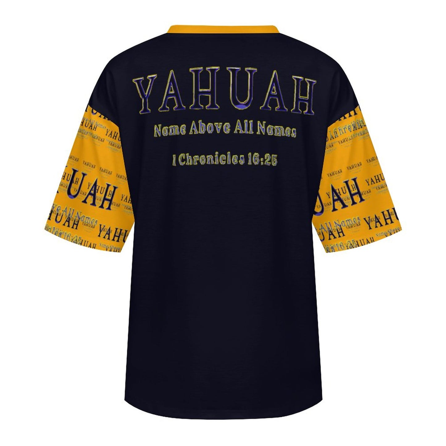 Yahuah-Name Above All Names 02-01 Designer Half Sleeve Cotton Unisex T-shirt