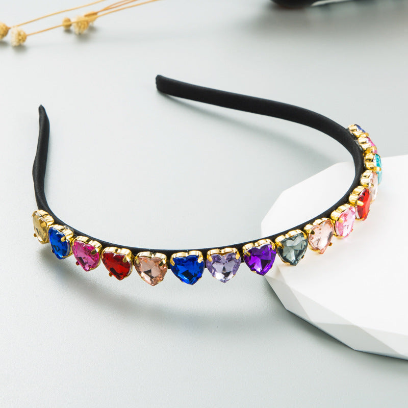 Baroque Color Rhinestone Embellished Headband