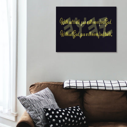 Truth Illustrated 01-02 Canvas Print, 18x24 inches