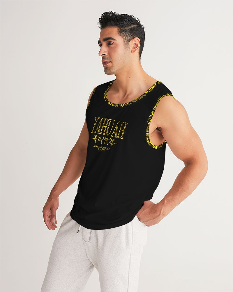 Yahuah-Name Above All Names 01-02 Men's Designer Sports Tank Top