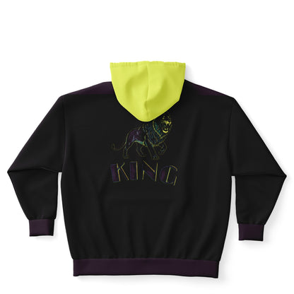 KING 01-01 Men's Designer Athletic Plus Size Zip Hoodie