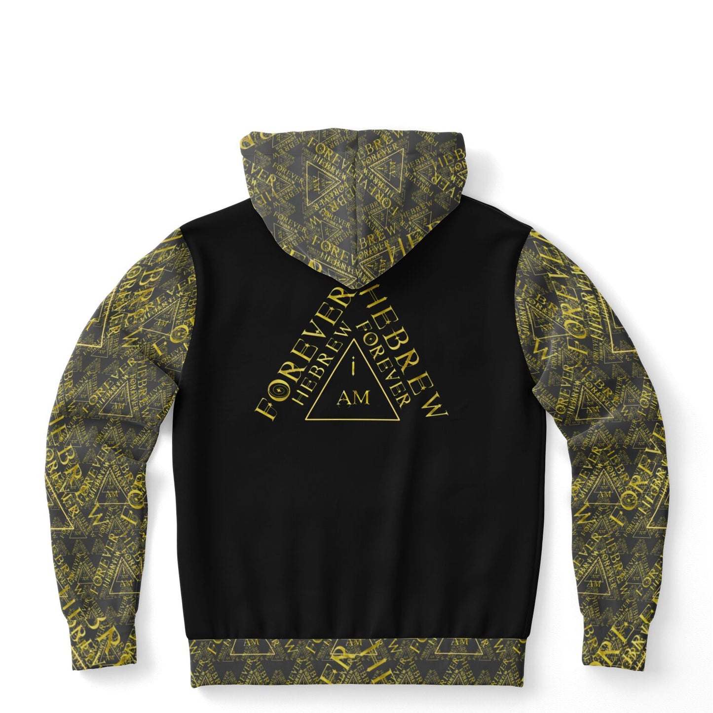 I AM HEBREW 03-01 Designer Triblend Fleece Lined Unisex Hoodie