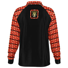 Load image into Gallery viewer, Yahuah Logo 02-01 Men’s Designer Long Sleeve Polo Shirt