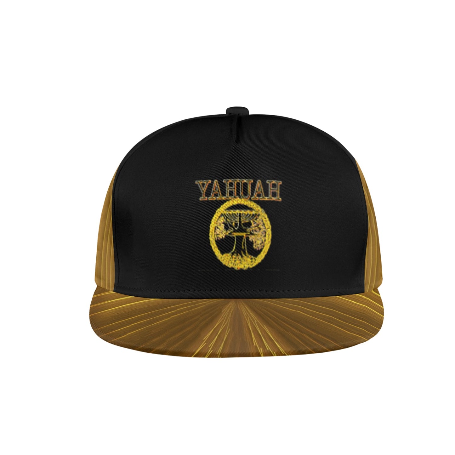 Yahuah-Tree of Life 02-03 Voltage Designer Flat Brim Baseball Cap