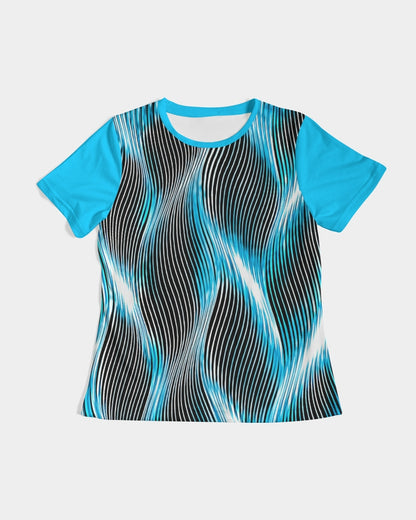 Orot (The Lights) Series: MAYIM CHAYIM | Living Waters (Blue) Women's Tee
