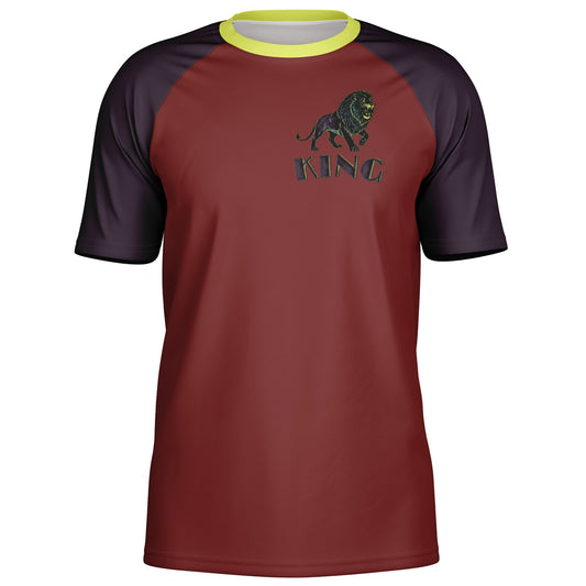 KING 01-02 Men's Designer Raglan T-shirt