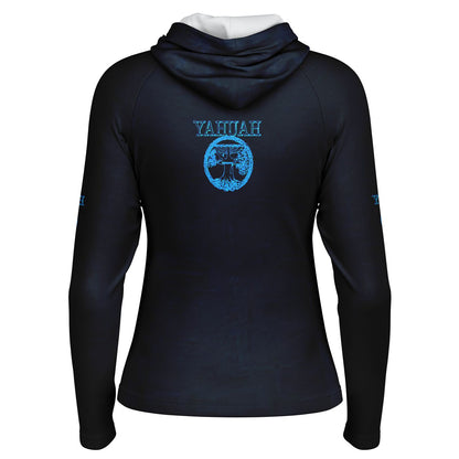 Yahuah: Tree of Life (02-03) - The Living Ruach | Women's Lightweight Raglan Hoodie