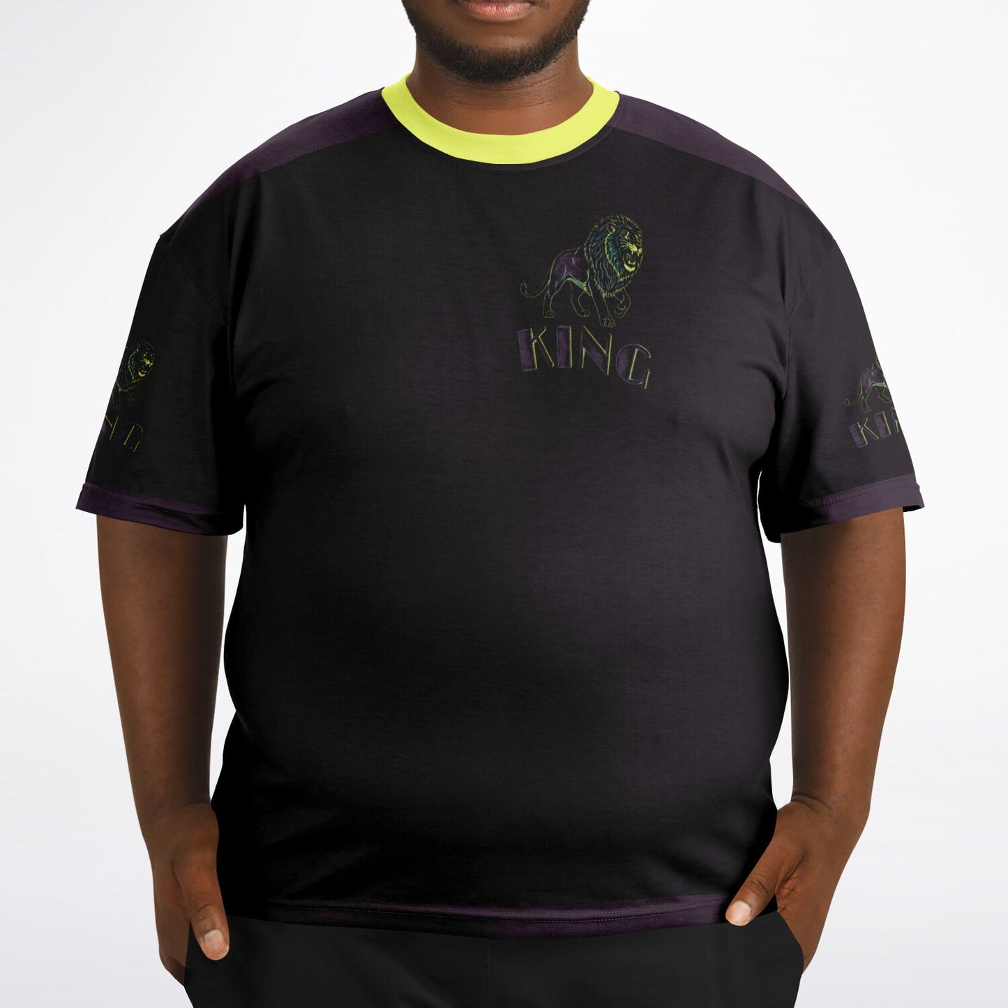 KING 01-01 Men's Designer Plus Size T-shirt