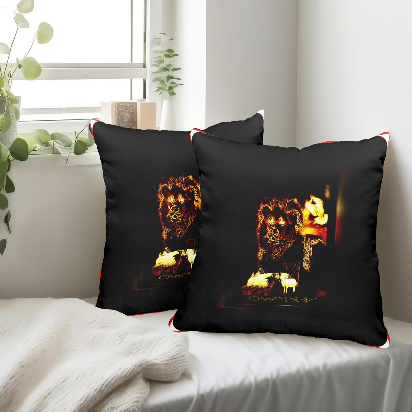 Prince of Peace 01-01 Polyester Peach Skin Pillowcases, 1.6 ft. x 1.6 ft