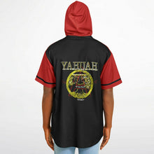 Cargar imagen en el visor de la galería, A-Team 01 Camiseta de béisbol con capucha de diseñador para hombre, color rojo 