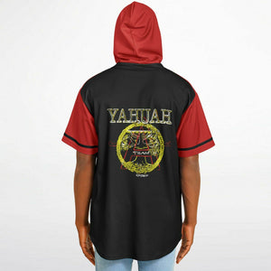 A-Team 01 Camiseta de béisbol con capucha de diseñador para hombre, color rojo 