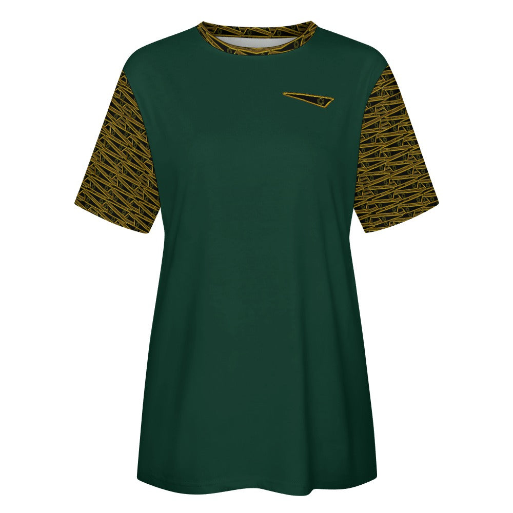 Flag of David, The Ladies Designer Cotton T-shirt (7 colors)