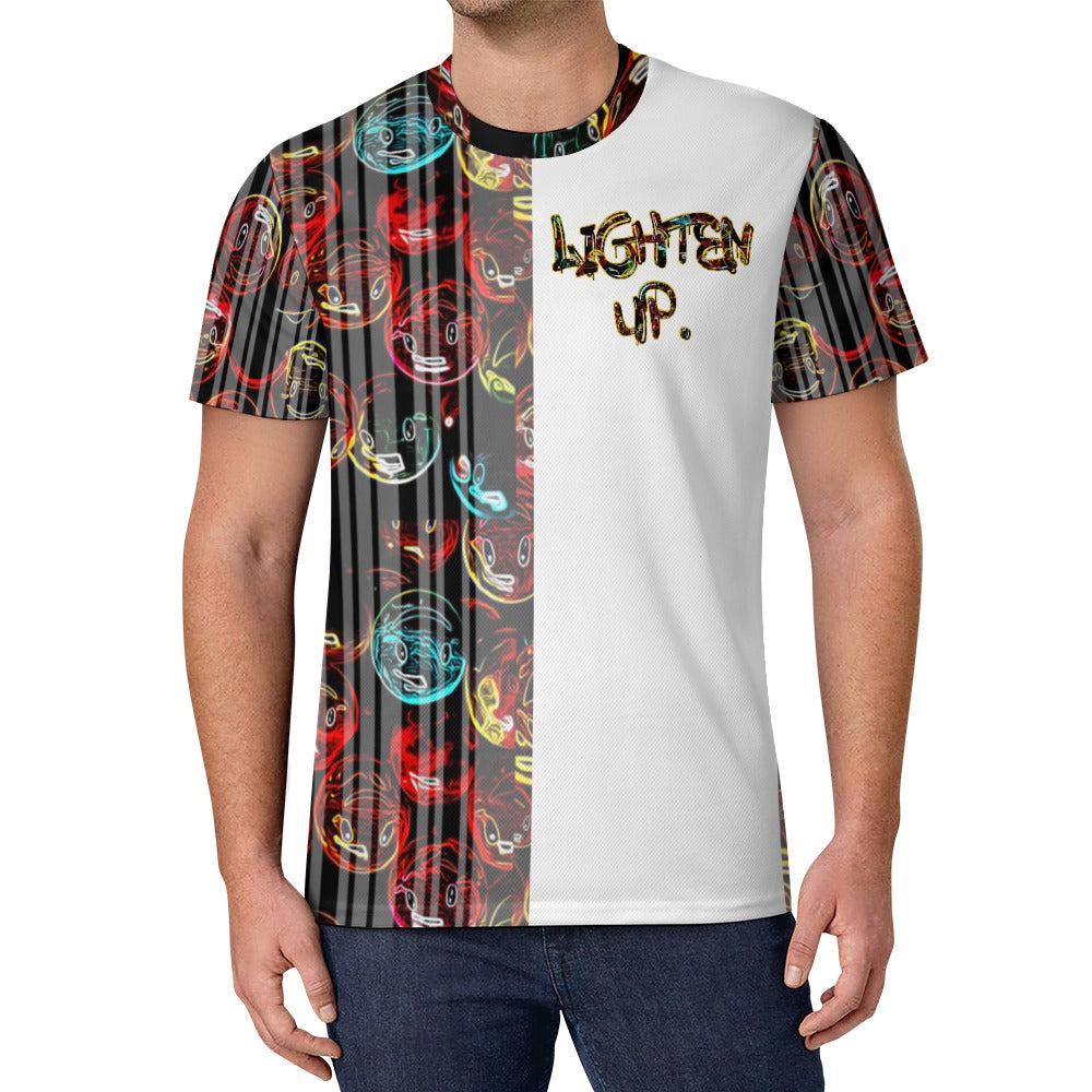 Outspoken Designs 01-01 "Lighten Up" Men's Designer Ice Silk T-shirt