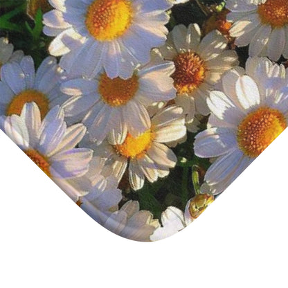 Sun-Kissed Meadow Bath Mat – Floral Bathroom Rug