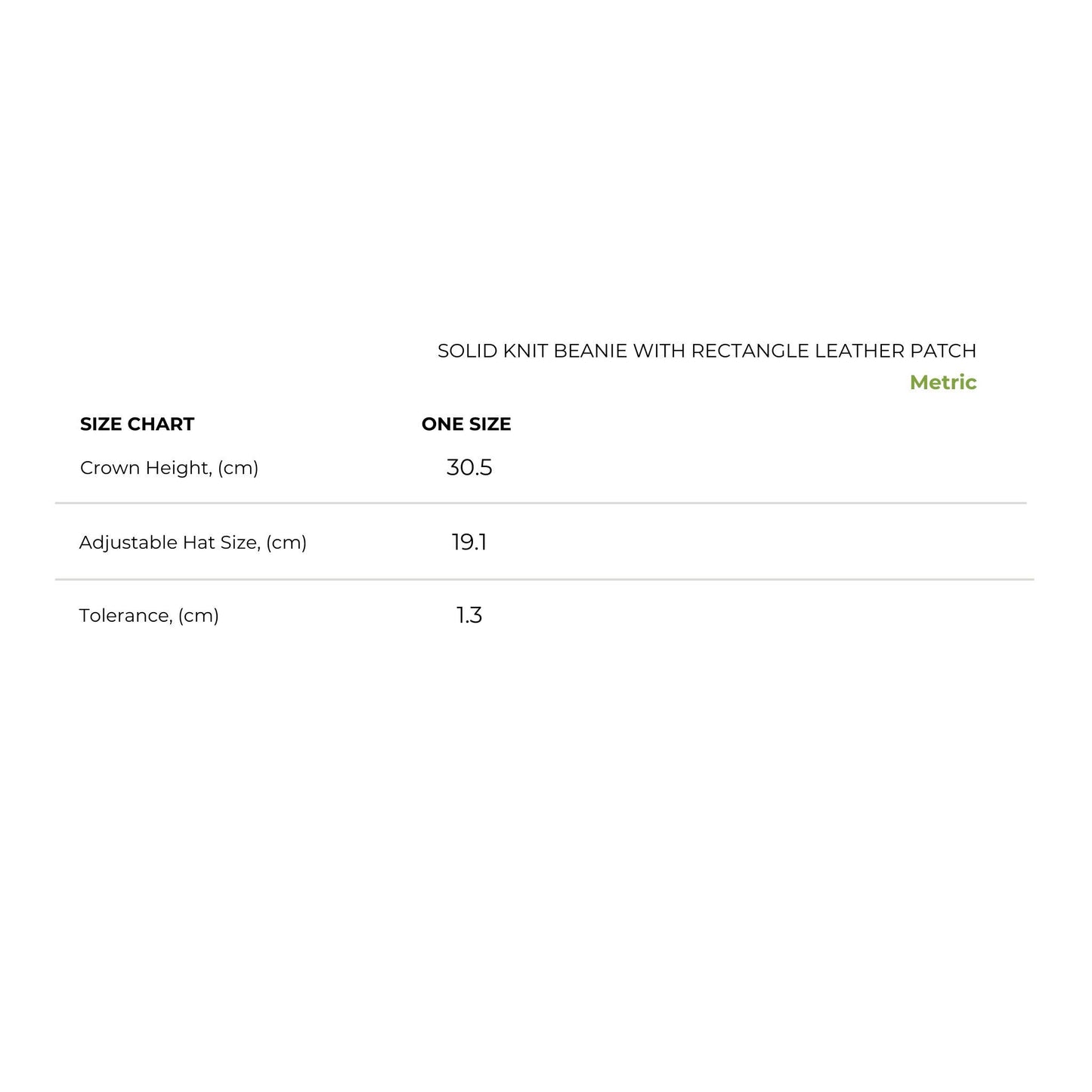 size_chart_metric