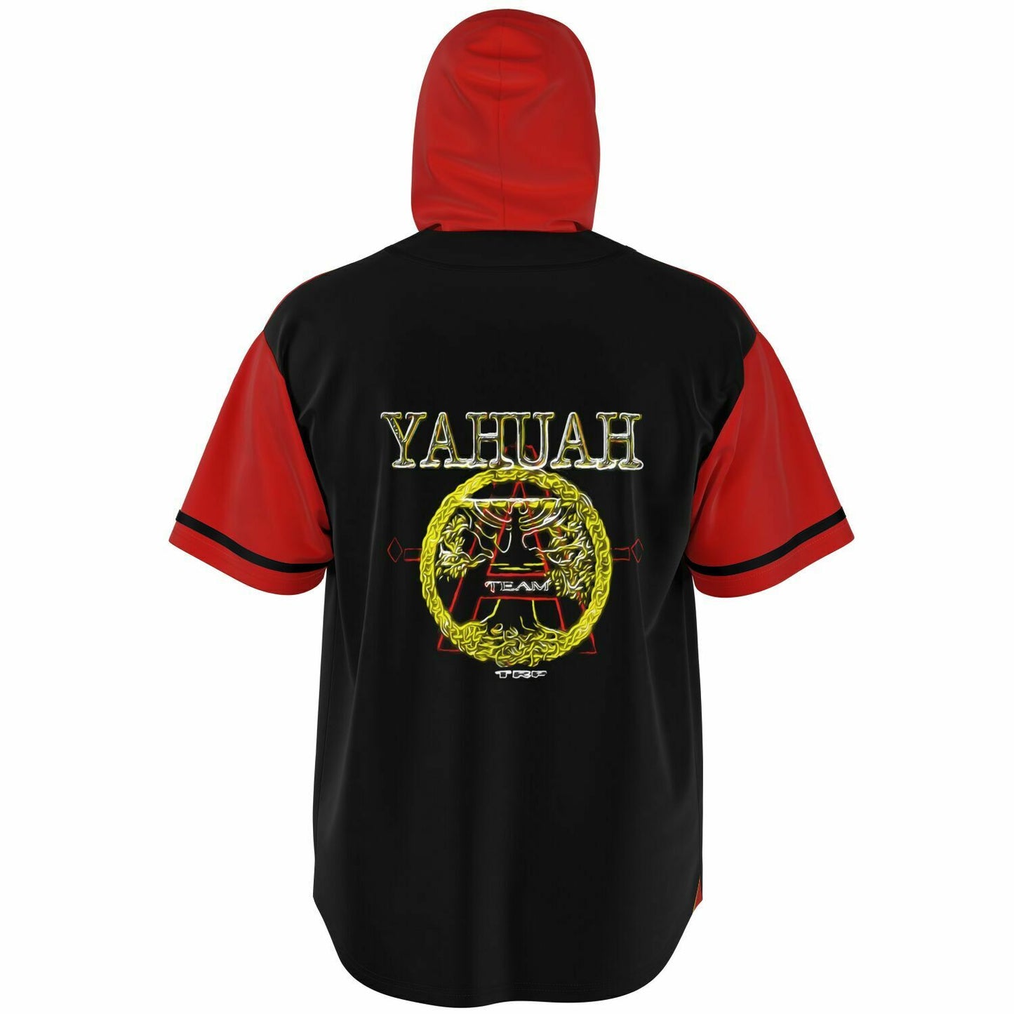 A-Team 01 Red Men's Designer Hooded Baseball Jersey