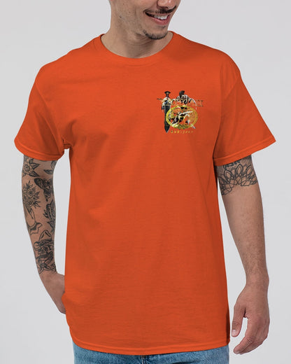 Yahuah-Name Above All Names 03-02 Royal Designer Gildan Unisex Ultra Cotton T-shirt (Black/Orange)