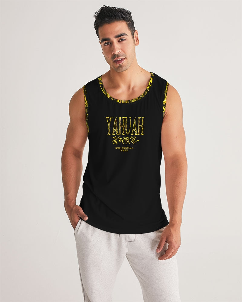 Yahuah-Name Above All Names 01-02 Men's Designer Sports Tank Top