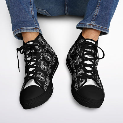 Yahuah: Tree of Life (02-05) - The Dualism Refined |Unisex High Top Canvas Sneakers (Style 02)