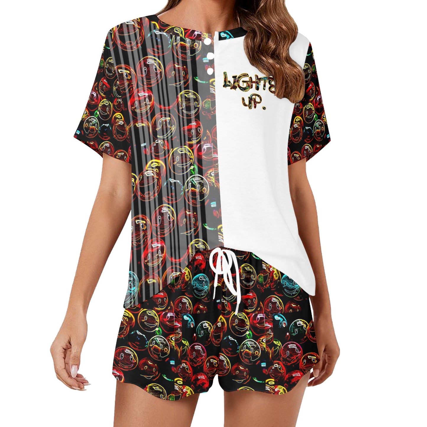 Outspoken Designs 01-01 "Lighten Up" Designer Lounge T-shirts & Shorts