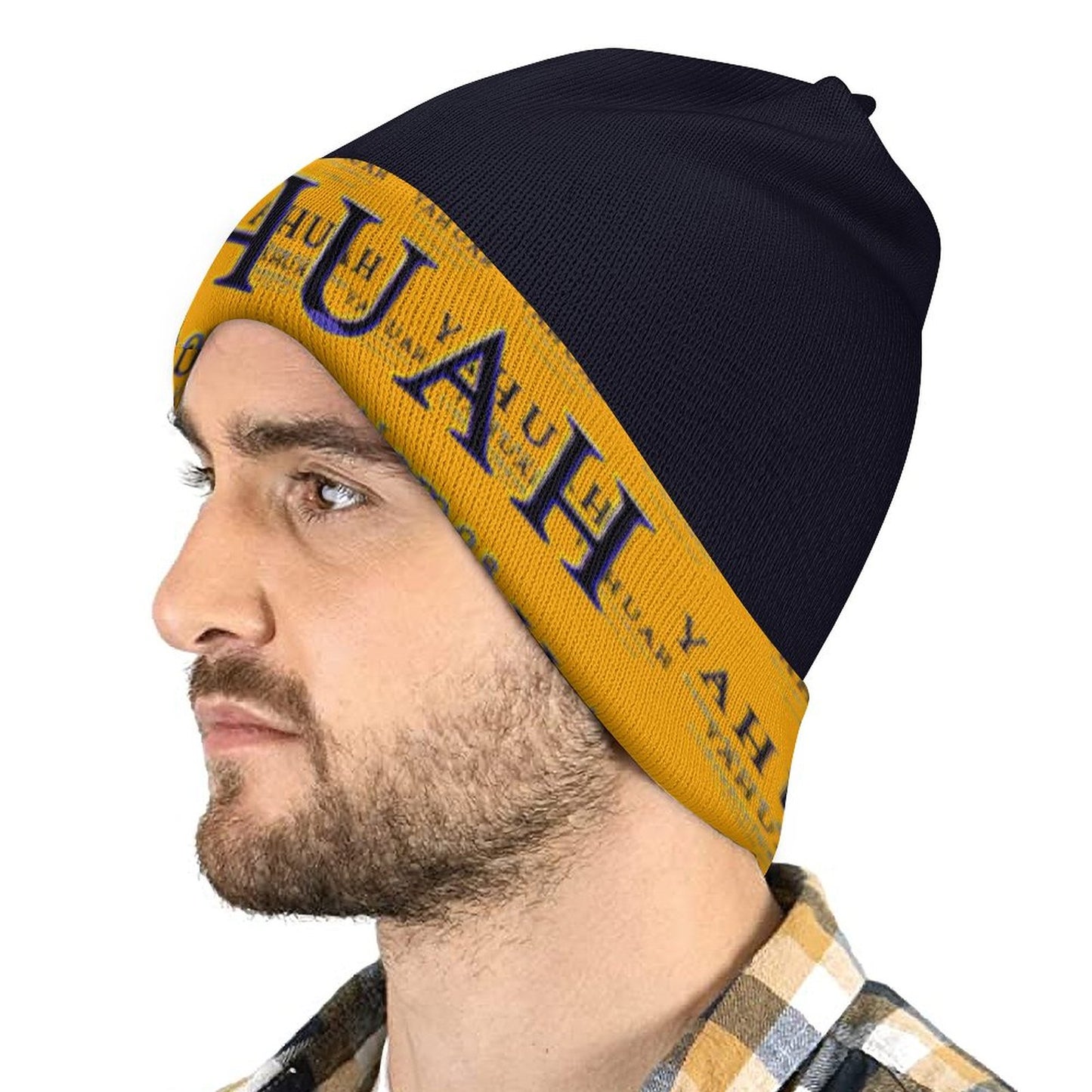 Yahuah-Name Above All Names 02-01 Designer Cuffed Beanie