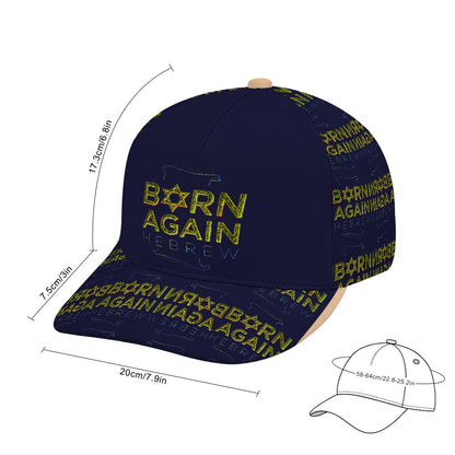 Born Again Hebrew 01-01 Designer Baseball Cap (4 styles)