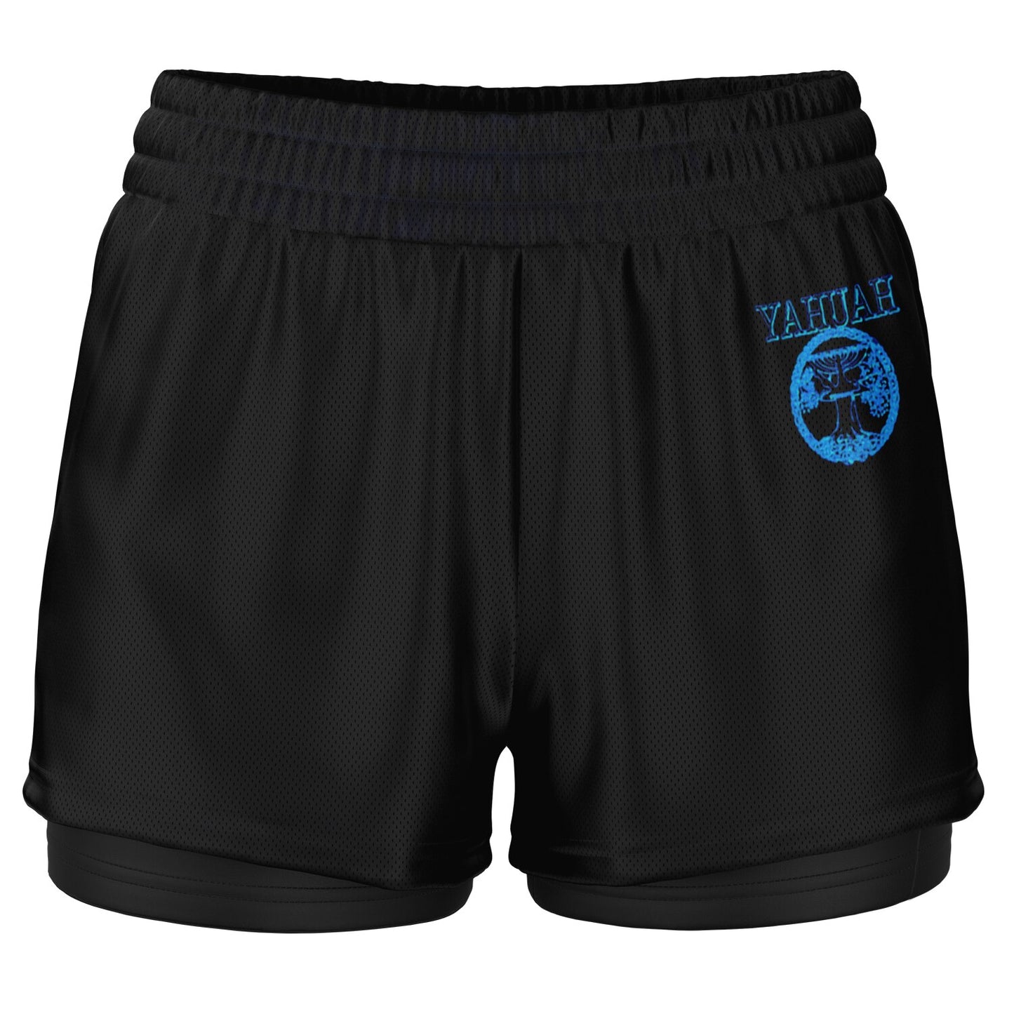 Yahuah-Tree of Life 02-02 Designer 2-in-1 Shorts
