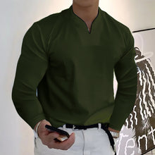 Cargar imagen en el visor de la galería, Men&#39;s Collarless Sweatshirt (11 colors)