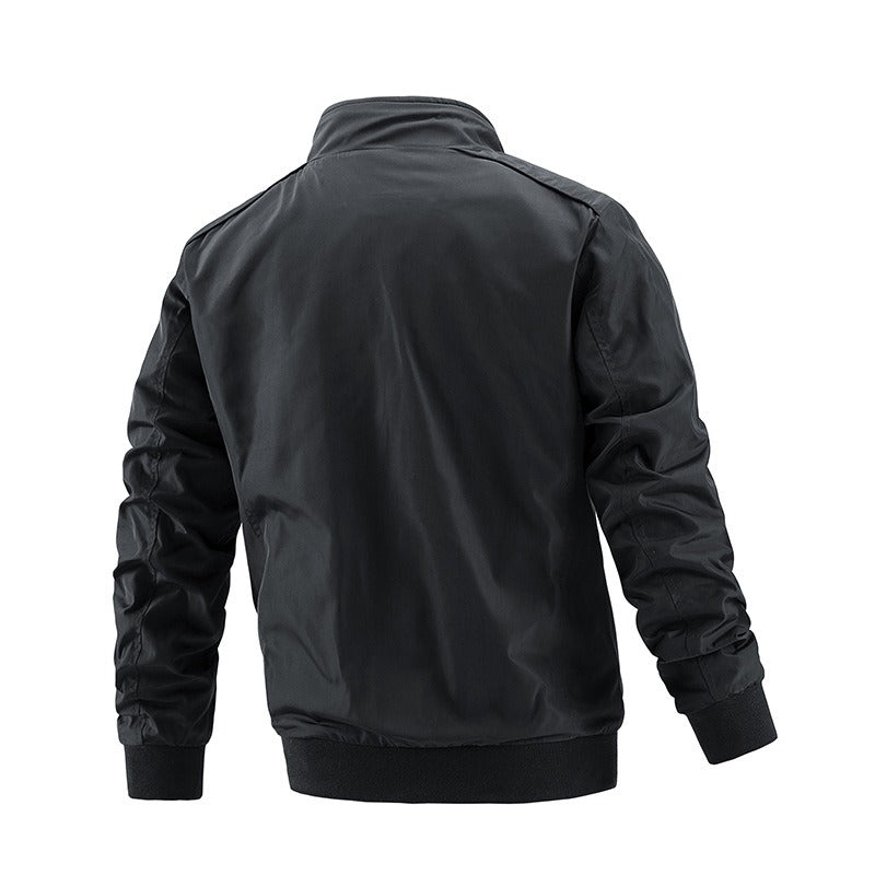 Solid Color Male Bomber Jacket (4 colors)