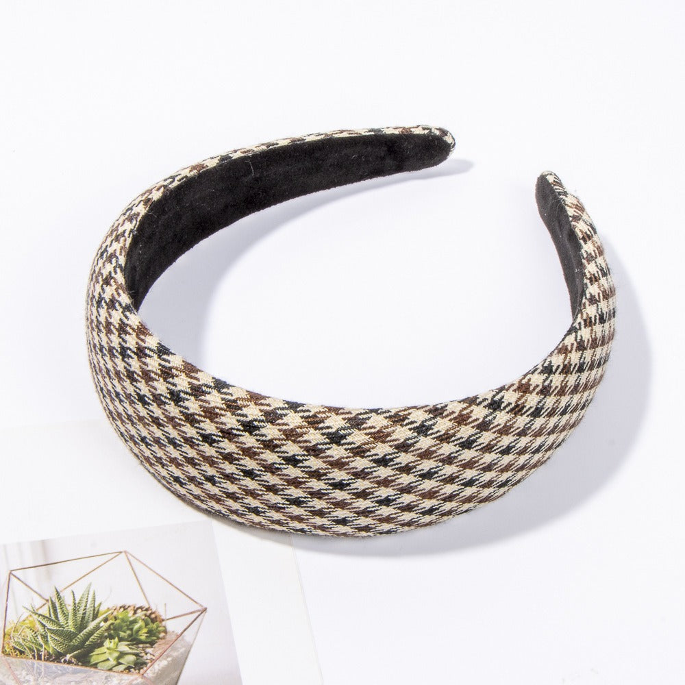 Vintage Lattice Sponge Headband (18 colors)