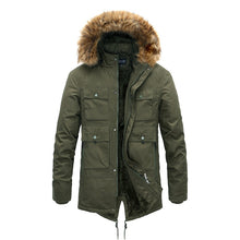 Load image into Gallery viewer, Plush Lined Male Parka Jacket (4 colors)
