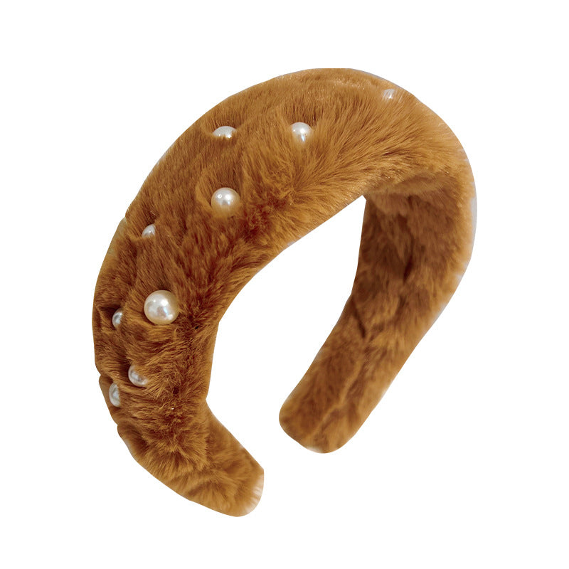 Plush Solid Color Mink Headband (10 colors)