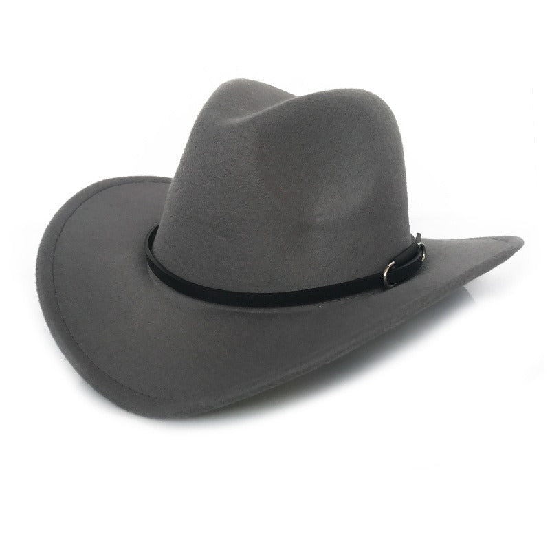 Tapered Woolen Vintage Denim Cowboy Hat (9 Colors)