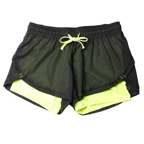 Women's Mesh 2-in-1 Running Shorts (8 colors)