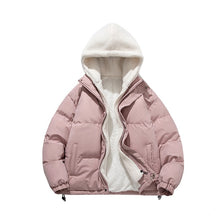 Cargar imagen en el visor de la galería, Fleece Lined Two Piece Full Zip Male Plus Size Puffer Jacket (7 colors)