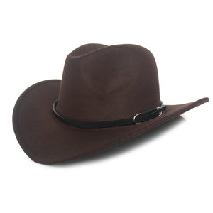 Tapered Woolen Vintage Denim Cowboy Hat (9 Colors)