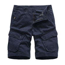 Load image into Gallery viewer, Straight Leg Male Cargo Denim Shorts (5 colors)