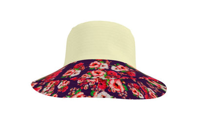 TRP Floral Prints (03): Hibiscus Flowers (01-01) "Argaman Vines" | Bucket Hat