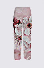 Cargar imagen en el visor de la galería, Estampados florales: flores de cerezo pictóricas 01-03 Diseñador Parma Capris 