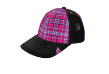Load image into Gallery viewer, TRP Twisted Patterns 06: Digital Plaid 01-04A Ladies Designer Baseball Cap