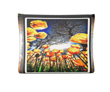 Load image into Gallery viewer, Floral Embosses: Tulip Daydream 01 Designer Leather Clutch Bag