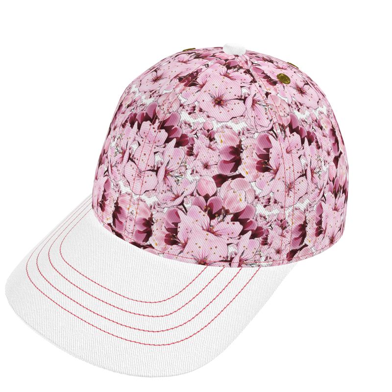 TRP Floral Print 01: Cherry Blossoms 01 Designer Baseball Cap