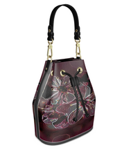 Load image into Gallery viewer, Floral Embosses: Pictorial Cherry Blossoms 01-04 Designer Bucket Bag