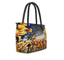 Load image into Gallery viewer, Floral Embosses: Tulip Daydream 01 Designer Zip Top Handbag