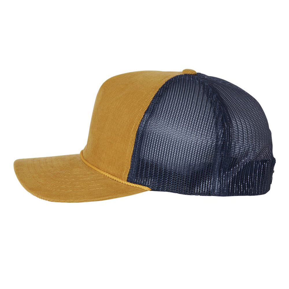 Most High God - Yahuah 02-02 Designer Richardson 930 Troutdale Corduroy Trucker Cap (4 colors)