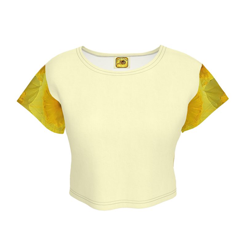 TRP Floral Print 09: Tulips 01 Designer Crop Top