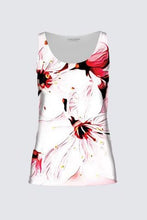 Cargar imagen en el visor de la galería, Floral Embosses: Pictorial Cherry Blossoms 01-02 Designer Tilda Sleeveless Tee