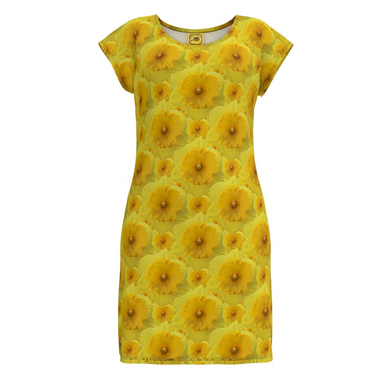 TRP Floral Print 09: Tulips 01 Designer Tunic T-shirt Dress