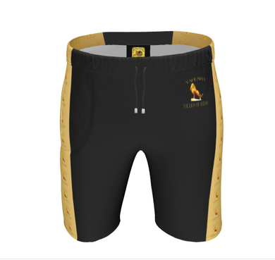 Yahusha-The Lion of Judah 01 Pantalones cortos deportivos de diseñador para hombre (hasta la rodilla) 